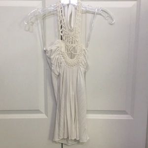 White halter SKY top